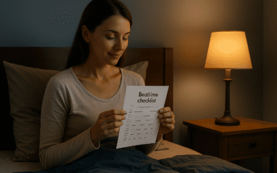 Checklist antes de dormir: guía + PDF descargable