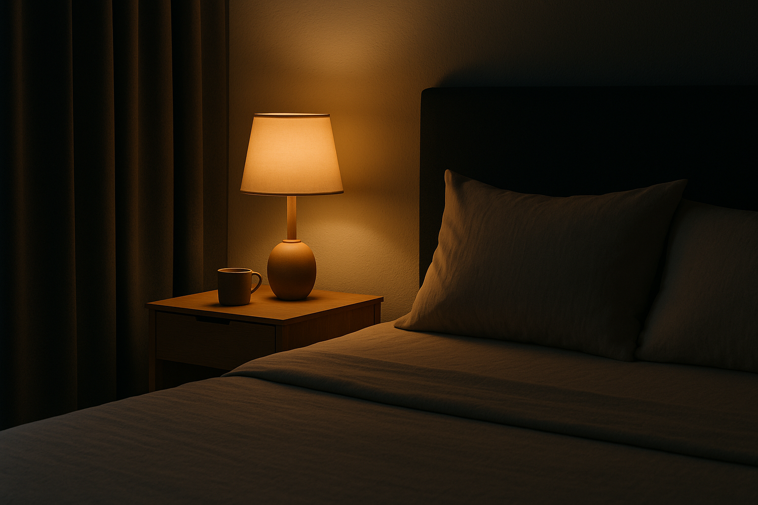 Cómo dormir rápido con ansiedad en un dormitorio relajante